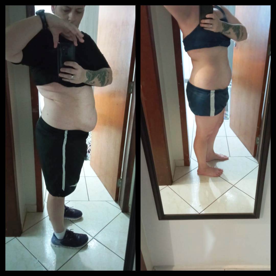 Antes e Depois Cintura